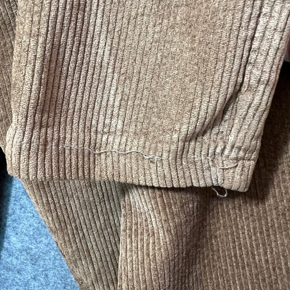 Vintage Made in Italy Corduroy Jogger Pants S Drawstring Waist Pockets Y2K - Picture 5 of 7